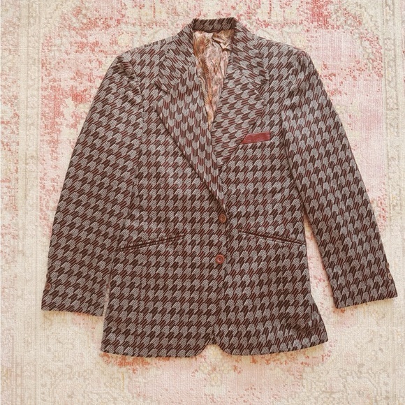 Men’s Vintage 1960s Patterned Blazer
